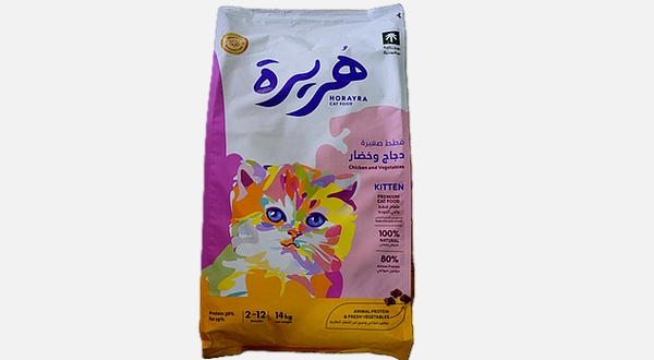 هريرة طعام جاف للقطط الصغيرة بنكهة الدجاج و الخضار 14 كيلو 