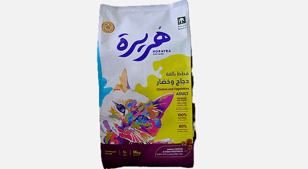 هريرة طعام جاف للقطط بنكهة الدجاج والخضار 14كيلو 