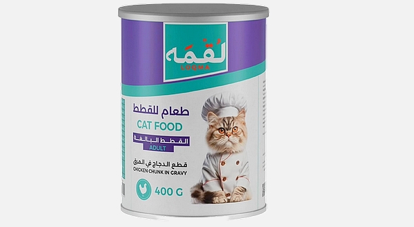 لقمة طعام للقطط البالغة بقطع الدجاج في المرق 400 جرام