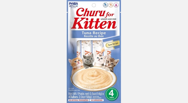 مكافآت للقطط الصغيرة بطعم التونة من أنابا تشورو – 4 قطع × 14غ