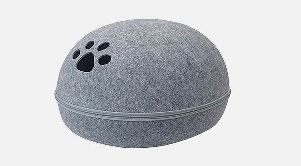 بيت قطة – لون رمادي