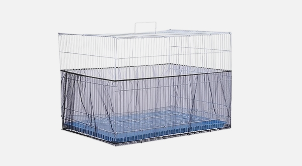 غطاء لأقفاص الطيور لمنع تناثر الحبوب – لون أسود