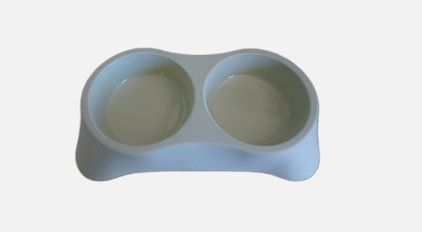 طبق دبل للقطط والكلاب – لون أخضر