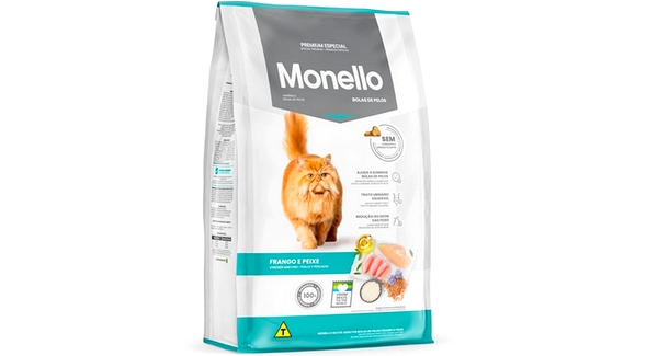 مونيلو طعام للقطط الكبيرة بنكهة الدجاج والسمك والأرز والسلمون 7 كيلو