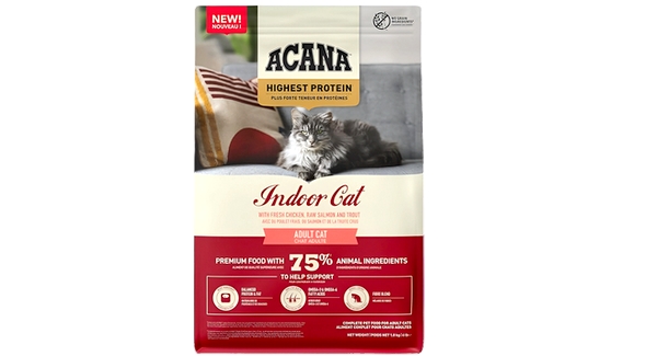 طعام اكانا للقطط المنزلية البالغة Indoor Cat – بروتين عالي – بدون حبوب 2 كيلوجرام