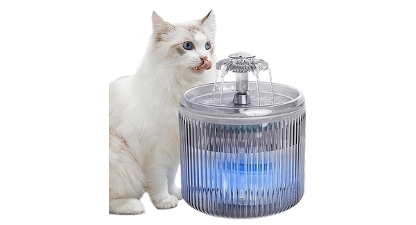 نافورة مياه للقطط من نو باوبلمز - موزع مياه اوتوماتيكي للحيوانات الاليفة 2.6 لتر