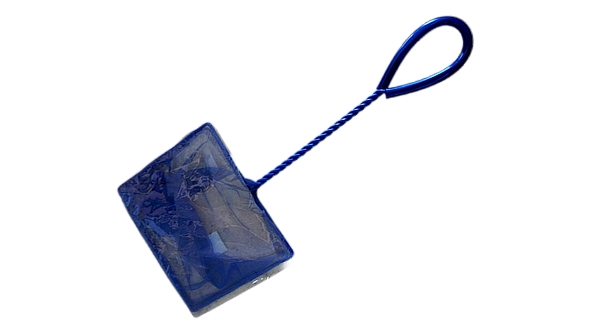 شبكة أسماك للأحواض المنزلية - لون أزرق