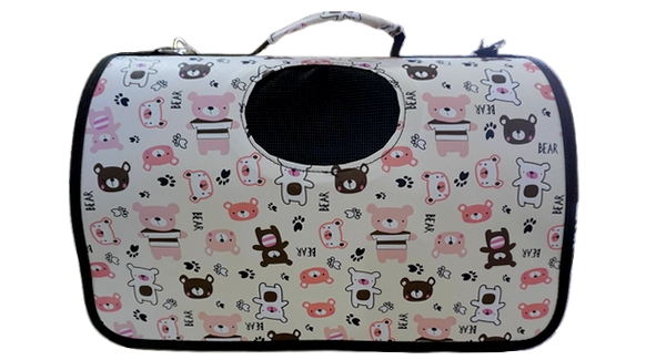 حقيبة حمل متوسطة الحجم للقطط والكلاب بخامات متينة