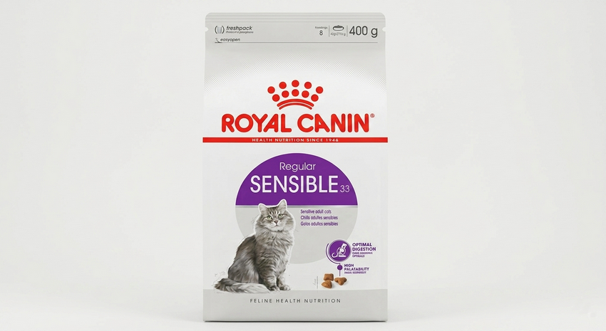 اكل قطط رويال كانين sensible للقطط الكبيرة حجم 400جرام