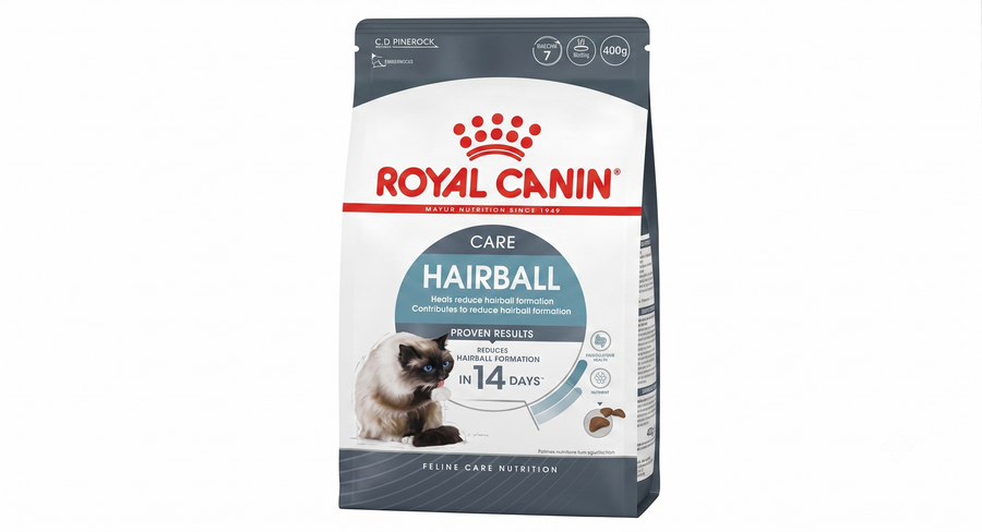 أكل قطط رويال كانين hairball للقطط الكبيرة حجم 400جرام